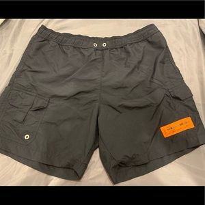 Heron Preston - logo patch swim shorts